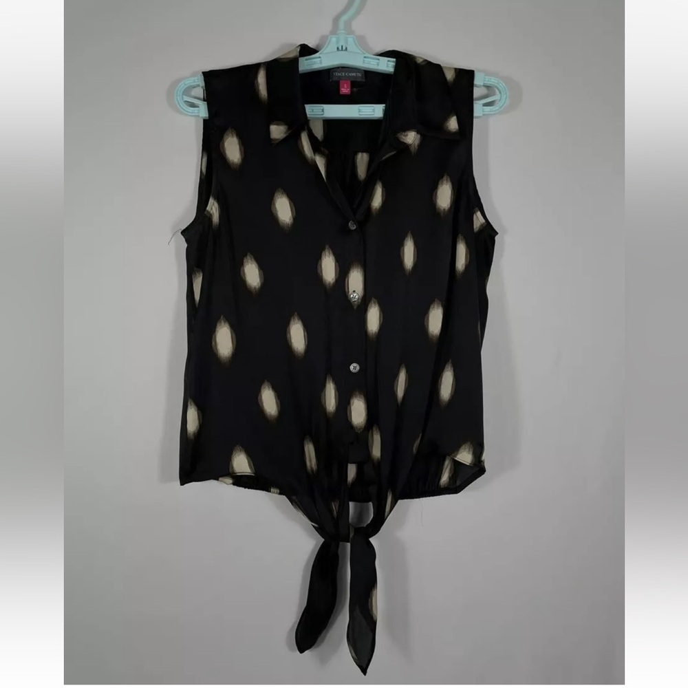 Vince Camuto Women Shirt Size S Black